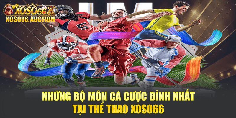 Những bộ môn cá cược đỉnh nhất tại thể thao Xoso66